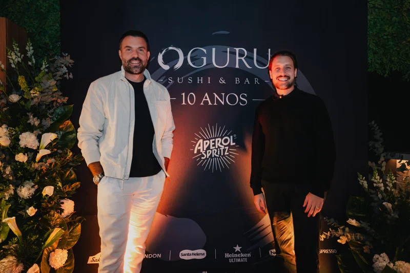 Os fundadores do Oguru Sushi &amp; Bar, Gabriel e Nicholas Fullen. Foto: Doug Shindy