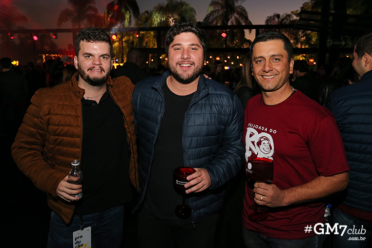 José Henrique Catani, André Sampaio e Luiz Ribeiro (Foto: Guilherme Gongra)