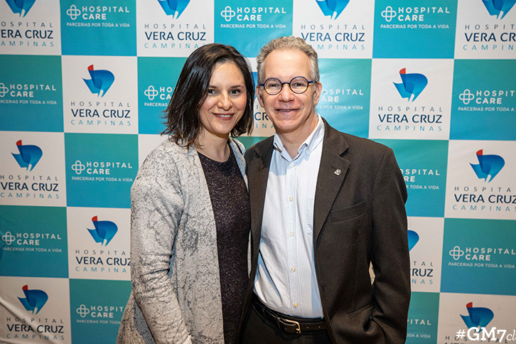 Keila e Marcelo Knobel (Foto: Matheus Campos)