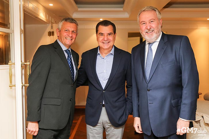 Maurício Torres, Juan Quirós e Edgard Leite Junior (Foto: Guilherme Gongra)