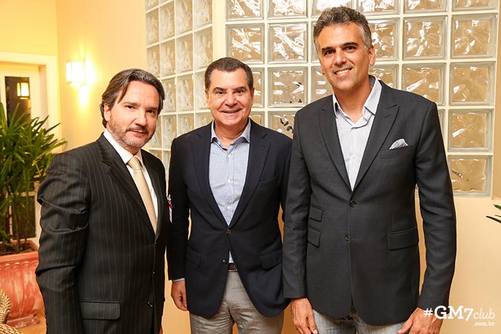 Roberto Monteiro, Juan Quirós e Gustavo Reis (Foto: Guilherme Gongra)