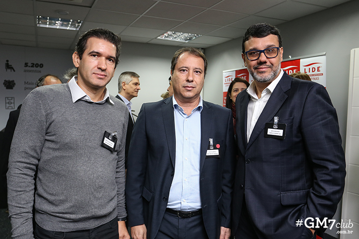 Miguel José da Silva, Cláudio Quércia e Neto Machado (Foto: Guilherme Gongra)