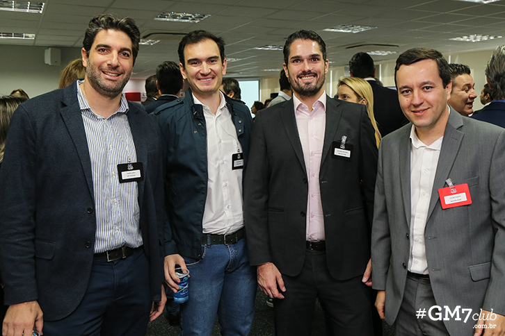 Tomás Zakia, Walter Baldan, Eduardo Silvestre e Lucas Toledo (Foto: Guilherme Gongra)