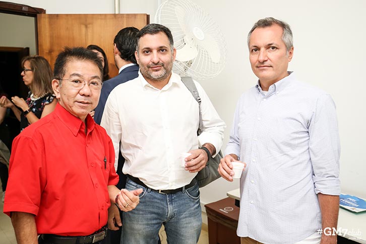 Mauro Miyashiro, Alexandre Junqueira e Roberto Gonçalves (Foto: Guilherme Gongra)
