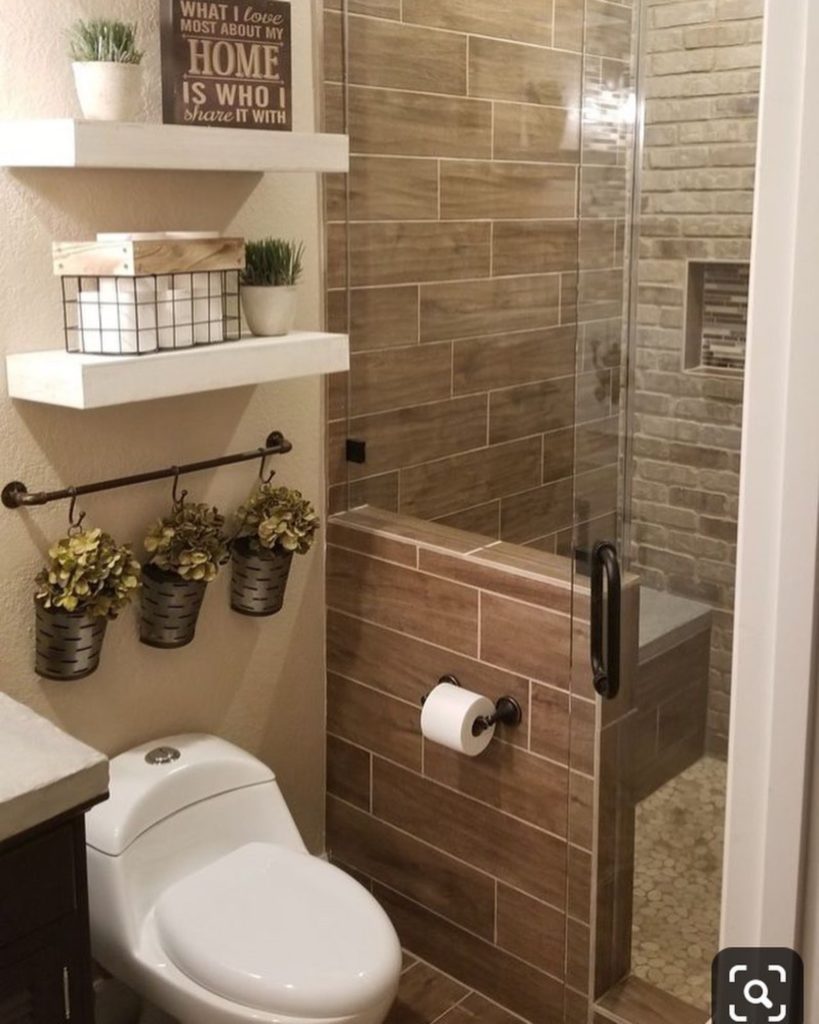 Como salvar seu pequeno banheiro somente com a decoração certa — foto 3