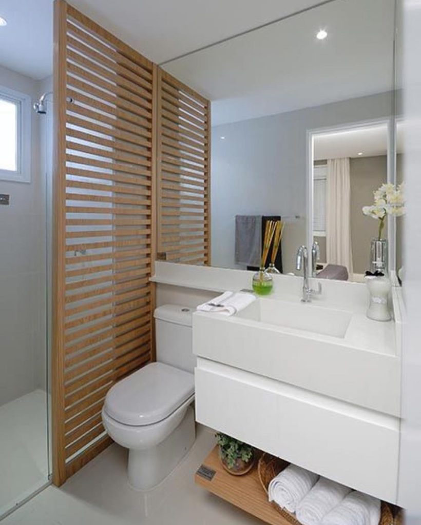 Como salvar seu pequeno banheiro somente com a decoração certa — foto 2