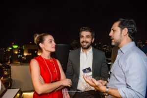 Dra. Alliny Gállico, Dr. Henrique Pelá e Giovanni Maddaloni