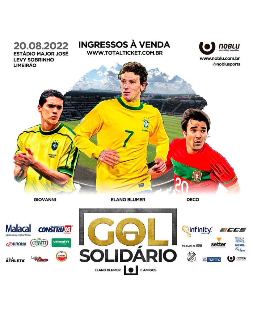 Elano reúne estrelas do futebol para jogo beneficente no Limeirão — foto 1