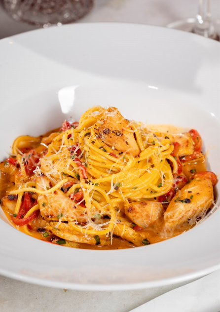 Linguini Cajun Crédito: Senhorita Gourmet