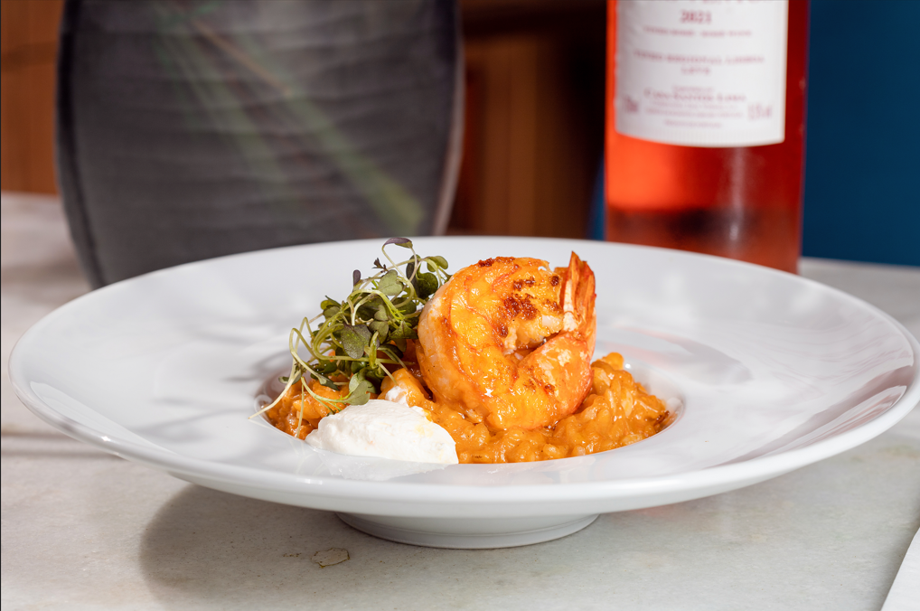 Risoto de Camarões com mascarpone Crédito: Senhorita Gourmet