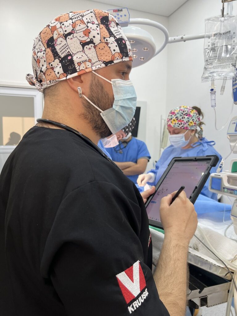 A monitoração durante a anestesia é essencial para garantir a segurança dos pets (Crédito: Júlia de Camargo)