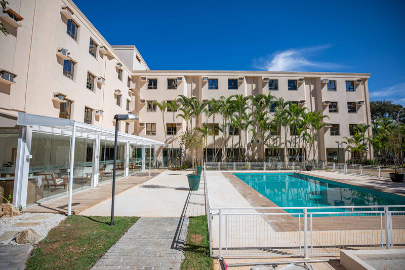 Revitare: estrutura premium de hotel aliada a um hospital para pacientes crônicos de baixa complexidade ( Crédito: Matheus Campos )