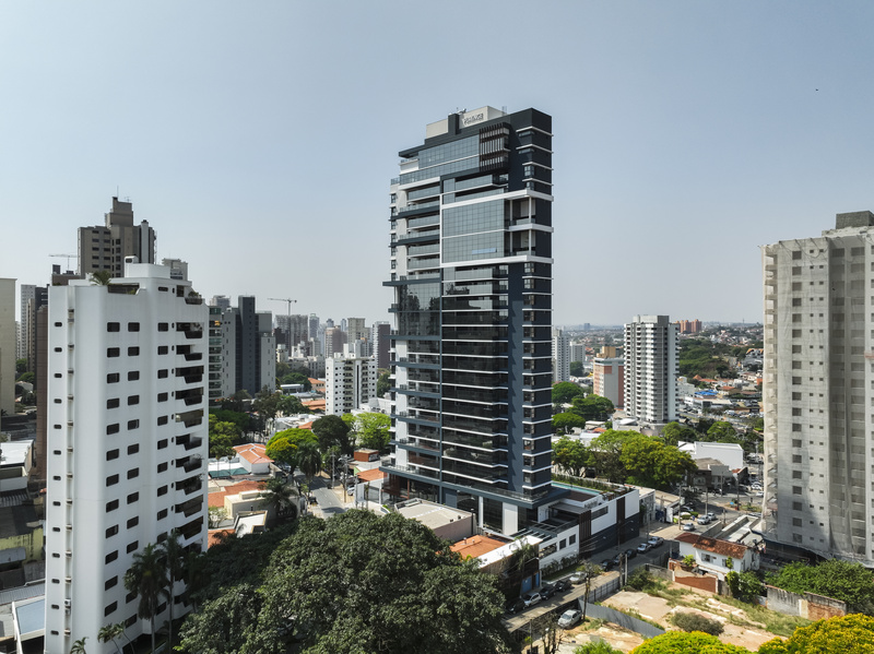 Empreendimento Signature, no Cambuí, em Campinas, entregue em novembro de 2024 aos moradores (Crédito: Divulgação)