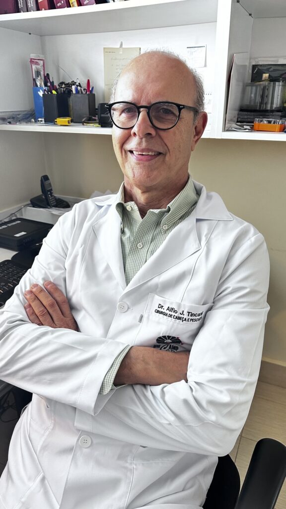 Alfio Tincani, coordenador do Serviço de Cirurgia de Cabeça e Pescoço do Departamento de Cirurgia da Unicamp (Crédito: Divulgação)